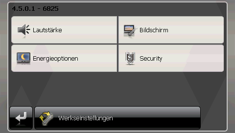 MEDION MD96630/MD96690 mit GoPal 4.3 PE bzw. GoPal 4.5 AE - Geräteeinstellungen - 1