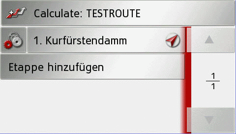 Preview Beckersoftware auf iGo8-Basis - Alternativrouten - 1