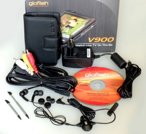 E-Ten glofiish V900 mit GNS TrafficBox FM9BT-Y - Lieferumfang - 1