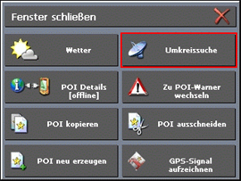 POI-Warner 3 - Umkreissuche - 1