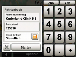MobileNavigator 7 - Fahrtenbuch - 1