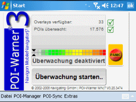 MobileNavigator 7 - POI-Warner - 1