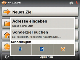 MobileNavigator 7 - Zieleingabe - 1