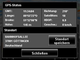 NAVIGON 1200 / 1210 - GPS-Empfang - 1