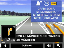 NAVIGON 1200 / 1210 - Orientierungshilfen und Routenoptionen (5882) - 2