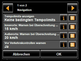 NAVIGON 1200 / 1210 - Radar-Info und Geschwindigkeitswarner - 1