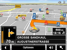 NAVIGON 1200 / 1210 - Reality View Light , Fahrspur-Assistent Pro und Reale Beschilderungsanzeige - 1
