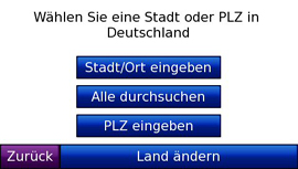 Garmin nüvi 860TFM - Hauptmenü - Primäre Buttons - 4