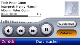 Garmin nüvi 860TFM - Music Player - 1