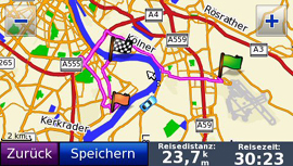 Garmin nüvi 860TFM - Routen - 2