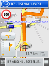 MN7 für Symbian S60 3rd - Radar-Info Geschwindigkeitswarner und Wetterdienst (6196) - 3