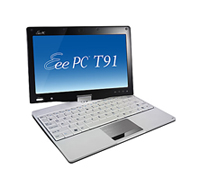 Neuer Eee PC T91 mit dreh- und klappbaren Touchscreen und GPS-Empfänger...