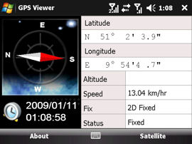 E-TEN glofiish DX900 - Quadband DualSIM PDA mit GPS - GPS Empfang und Navigation (6231) - 2