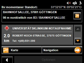 NAVIGON 2200 / 2210 - Notfallhilfe - 3