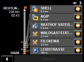 NAVIGON 2200 / 2210 - Reality View und Fahrspur-Assistent Pro, Routenoptionen (6323) - 2