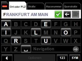 NAVIGON 2200 / 2210 - Zieleingabe - 2
