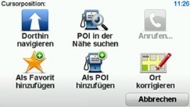 TomTom GO 940 LIVE - Software - Hauptmenü (6206) - 1