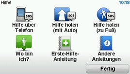 TomTom GO 940 LIVE - Wichtige Menüfunktionen - 1