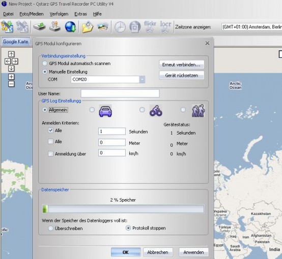 Qstarz BT-Q1300 nano - Allgemeines - 1