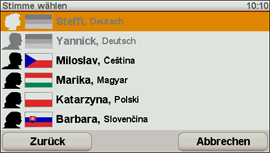 TomTom GO 630 Traffic - Die Sprachausgabe - 2