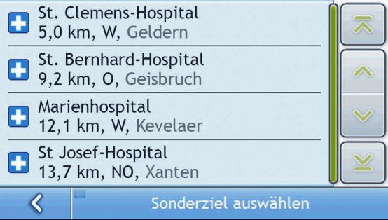 Mio Moov 370 Europa Plus - Schnellwahl von Sonderzielen - 1
