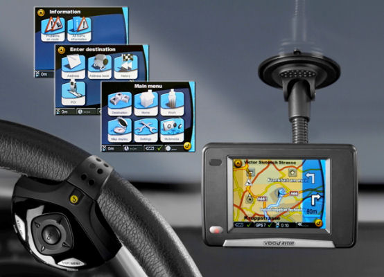 VDO Dayton präsentiert MS2110 - MS 2110 auf Basis der bewährten Technologie seiner fest installierten Routenplaner - 1