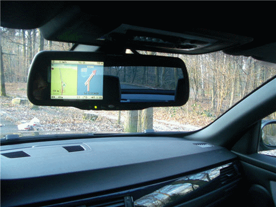 VDO MS5200 mit Rückspiegelmonitor im BMW E93 - Erste Ausfahrt - 1