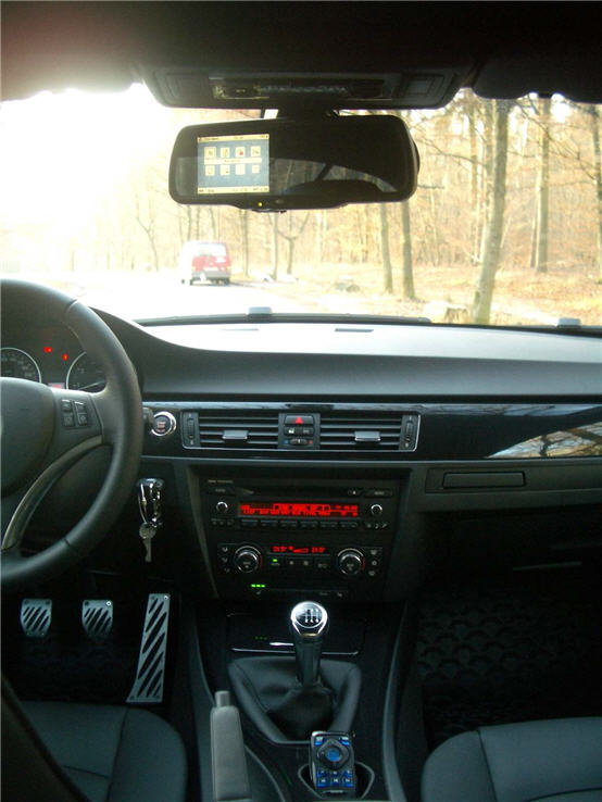 VDO MS5200 mit Rückspiegelmonitor im BMW E93 - Gesamtübersicht - 1