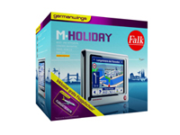 Falk Navigationsgerät in einer Sonderedition mit Fluggutschein von Germanwings...