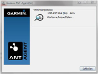 Garmin Forerunner 405 - Garmin ANT Agent - 1