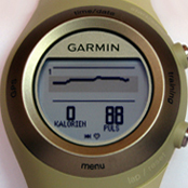 Garmin Forerunner 405 - Menüführung - 1
