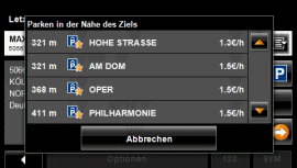 NAVIGON 4310 max - Clever Parking - 2