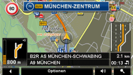 NAVIGON 4310 max - Darstellung und POI Vielfalt - 2