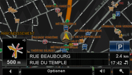 NAVIGON 4310 max - Display - 2