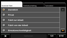 NAVIGON 4310 max - Fahrtenbuch - 1