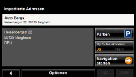 NAVIGON 4310 max - Kontakt-Import aus Outlook (6685) - 2