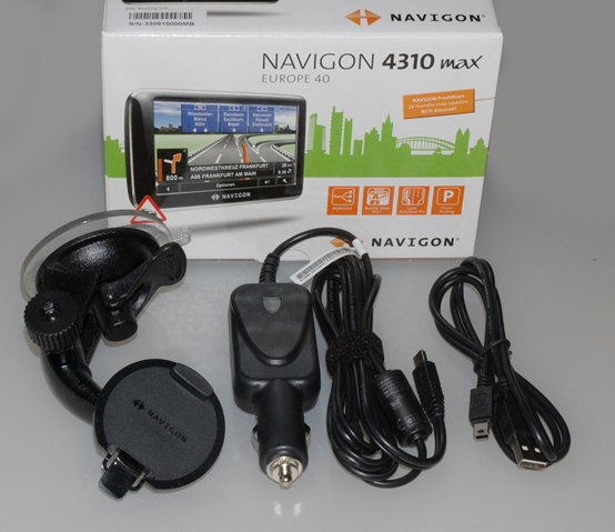 NAVIGON 4310 max - Lieferumfang und technische Daten - 1