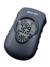 Der GF-Q900 zeigt den Weg zurück zum vorher gespeicherten Standort...