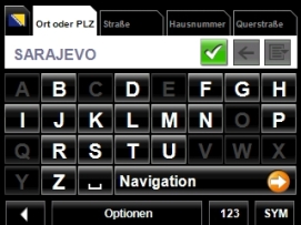 NAVIGON 2310 - Zieleingabe - 3