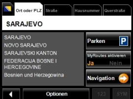 NAVIGON 2310 - Zieleingabe - 4