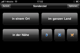 NAVIGON MobileNavigator fürs iPhone - Menüführung - 2