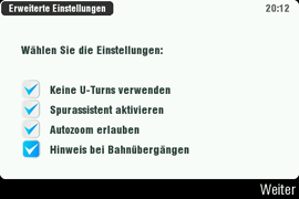 Sygic - Mobile Maps Europe - Erweiterte Einstellungen - 1