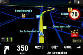 Sygic - Mobile Maps Europe - Navigationsansicht - 2