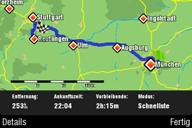 Sygic - Mobile Maps Europe - Routenberechnung - 2