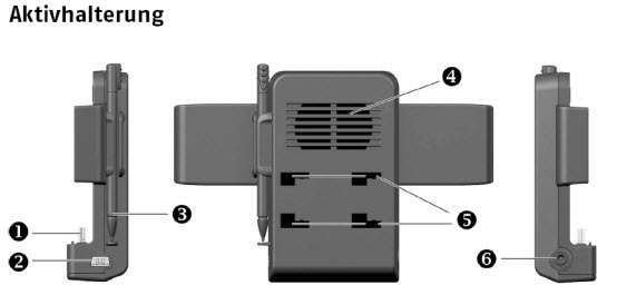 MEDION GoPal P4635 - Active Cradle mit integriertem Lautsprecher - 1