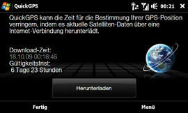HTC Touch Pro2 - GPS Empfänger - 1