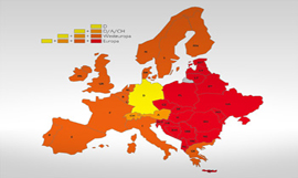 Krämer KR-747 1-DIN Radio-Navigationssystem - Länderabdeckung - 2