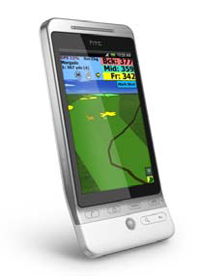 Navigationsanwendung für Golfspieler erleichtert die Orientierung auf dem Golfplatz und ermöglich die Aufzeichnung von Spieldaten...