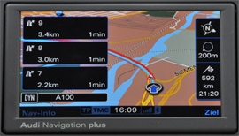 Audi RNS-E 2009 - Auf der Route - 1