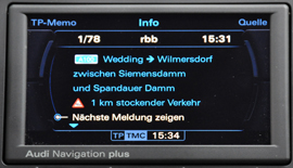 Audi RNS-E 2009 - Stauumfahrung - 1